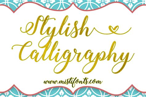 Joined Calligraphy Fonts FontSpace