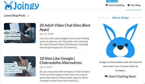 ChatHub is a good alternative to Omegle. . Joingy