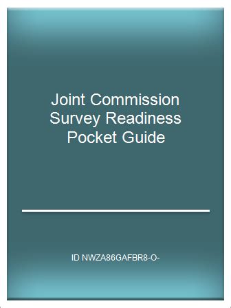 Joint commission survey readiness pocket guide. - Ah ! my goddess, tome 10.