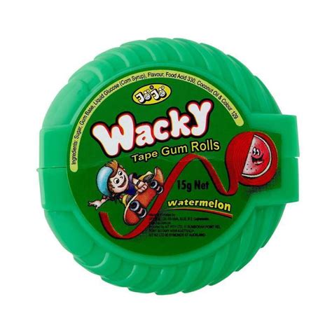 Jojo Wacky Bubblegum Watermelon 6 Pack - Lolly Warehouse