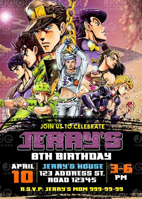 Jojo bizarre adventure birthdays. JoJo's Bizarre Adventure's 30th Anniversary. JoJo's Bizarre Adventure's 35th Anniversary. Pages in category "Anniversaries" The following 4 pages are in this category, out of 4 total. 2. 20th Anniversary; 25th Anniversary; 3. 30th Anniversary; 35th Anniversary 