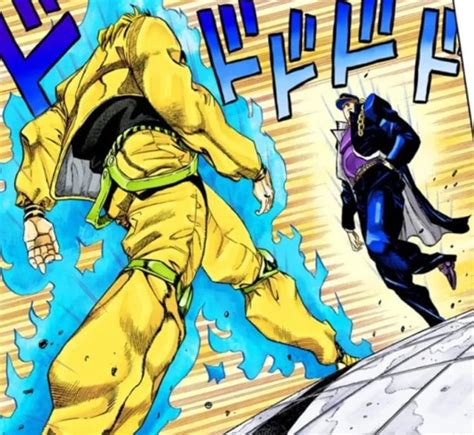 If he was still alive, the Stand wouldn't have to reach out to find a "mind" and it wouldn't be overwhelmed with all the psychic noise from all those JoJo's. I bet if Jonathan was in control, he'd use this ability to check in on his descendants and give them a …. 