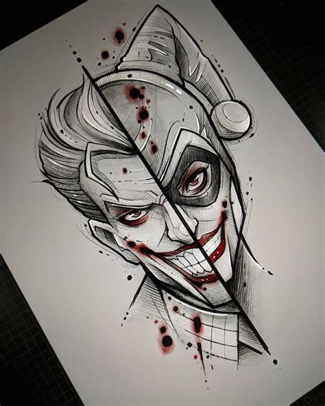 Joker tattoo dibujo. Mar 11, 2022 - Explore Chris Hodge's board "Harley Quinn", followed by 1,339 people on Pinterest. See more ideas about harley quinn, harley, quinn. 