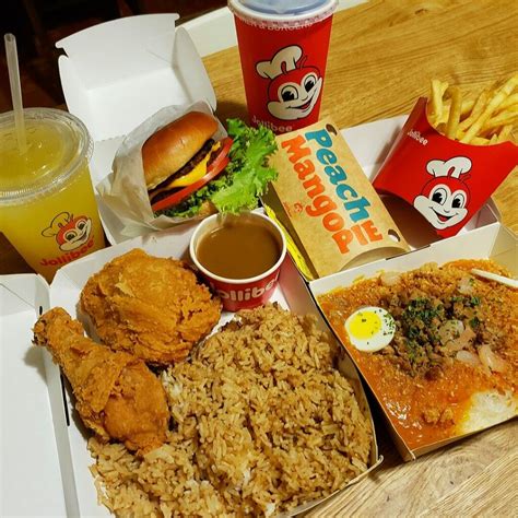 Chickenjoy w/ Burger Steak. Starts at ₱ 132.00. 1 - pc. Chickenjoy w/ Creamy Macaroni Soup. Starts at ₱ 164.00. Welcome to Jollibee Delivery - Philippines! Order online and have your Jollibee favorites delivered today! Check out the Jollibee Menu, our store locations, and exciting offers!. 