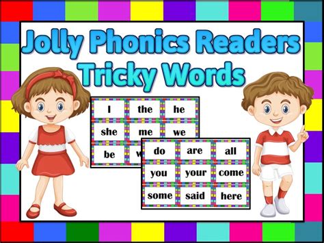 Jolly phonics tricky words flashcards pdf.  This document provides a list...