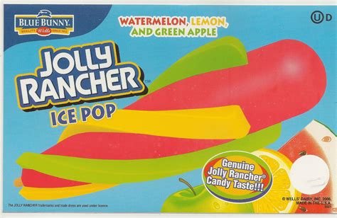 Jolly rancher ice cream. Our exclusive Jolly Rancher pop - featuring watermelon, grape, lemon, cherry and green apple stripes - is bursting with your favorite fruit flavors. This one's sure to shake up your taste buds! Our exclusive Jolly Rancher pop - featuring watermelon, grape, lemon, cherry and green apple stripes - is bursting with your favorite fruit flavors. 