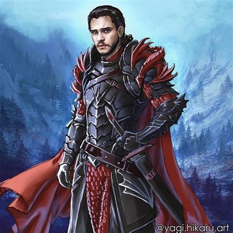 Jon Snow in Targaryen Armor: A Symbol of Power and Legacy