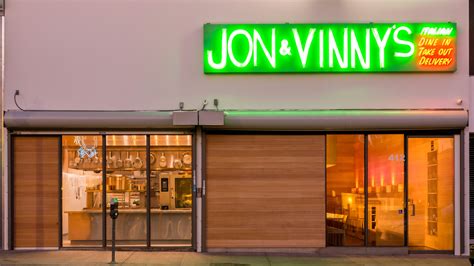 Jon & Vinny's is an all-day Italian neighborhood favorite serving breakfast, lunch and dinner. James Beard Award-winning owners Jon Shook and Vinny Dotolo reimagined the classic Italian red sauce of their childhoods with their rendition of the classics and a market-driven menu. .