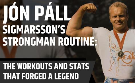 Jon pall sigmarsson workout routine