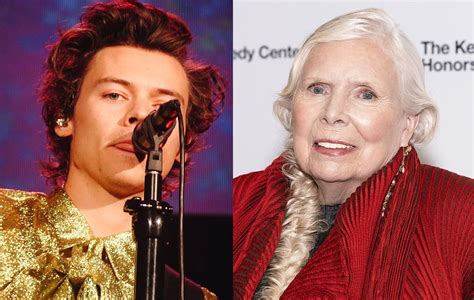 Joni Mitchell approves of Harry Styles