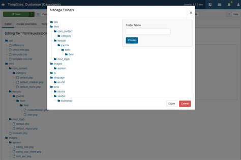 Joomla Template Editor AS Blog