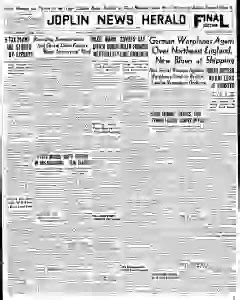 Joplin newspaper. Historians interested in the way events and people were chronicled in the old days once had to sort through card catalogs for old papers, then microfiche scans, then digital listin... 