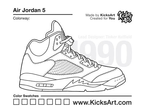 Jordan Coloring Shee