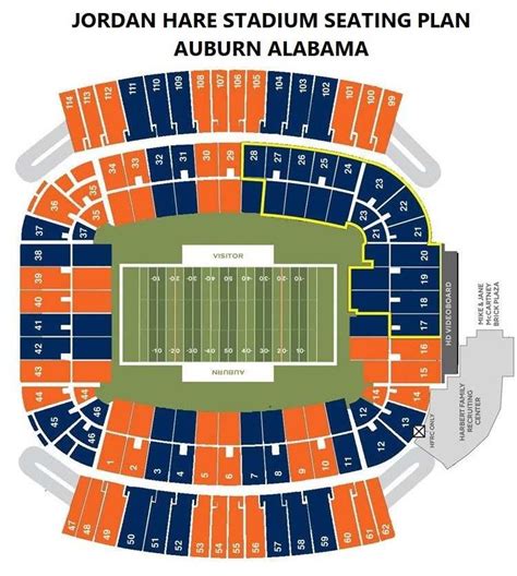Jordan hare stadium seat view. Seat View From Section 14, Row 51. Section 14 Seating Notes. Related Seating: Field Level. Full Jordan-Hare Stadium Seating Guide. Row Numbers. Rows in Section 14 are labeled 9-55. An entrance to this section is located at Row 28. When looking towards the field, lower number seats are on the right. 