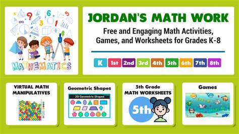 Jordan math games. Math isn’t on everyone’s list of favorite subjects, but even if it’s not your kids’ favorite subject, you can help them learn to enjoy it a little more with a few online games. Wit... 