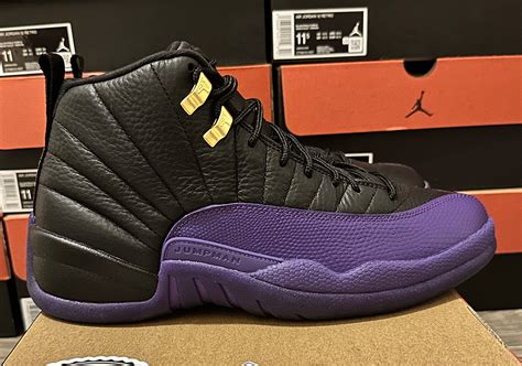 Sep 14, 2009 · First off, do not get too happy upon seeing this sneaker. With that said, it will only release in kid sizes. Similar to the black/university blue Air Jordan 12 that released earlier this year, this colorway features a predominately black nubuck base. However, it features a purple accents in the form of the outsole, the Jumpman logo (tongue) and ... 