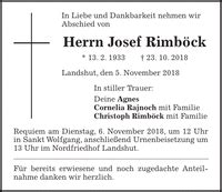 Josef Rimböck (1892 - d.) - Genealogy