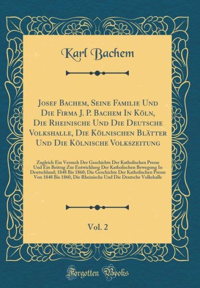 Josef bachem, seine familie und die firma j. - Bmw r 1200 c owners manual.