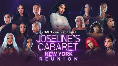 Reunion Part 2. Joseline's Cabaret New York Reunion PT. 2. English. General. Cast & Crew. Originally Aired November 12, 2023. Runtime 47 minutes. Network The Zeus Network. Created November 13, 2023 by.. 