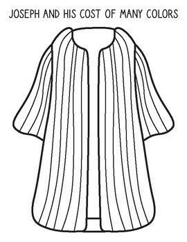Joseph Coat Coloring Page