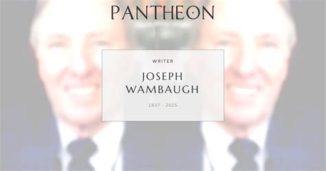 Joseph wambaugh biography