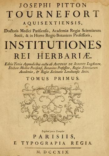 Josephi pitton tournefort aquisextiensis, doctoris medici parisiensis. - Handbuch der zwiebeln royal horticultural society.