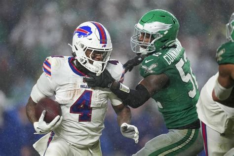 Josh Allen’s 4 TDs not enough for Bills, who blow multiple leads vs. Eagles and fall to .500