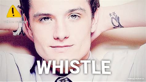 Josh hutcherson whistle. Nov 16, 2023 · How did Josh Hutcherson become a meme? An infamous 2014 fan edit of Hutcherson, set to Joel Merry’s acoustic cover of the song “Whistle” by Flo Rida, is popping up everywhere. A fan edit, also known as a fancam, is a slideshow of thirsty photos or videos of an idolized celebrity. The style was popularized by stans (or superfans) in the 2010s. 