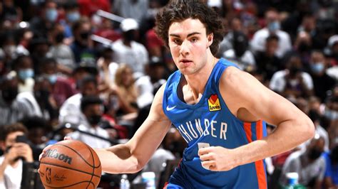 Josh kiddey. Rookie guard Josh Giddey dazzles the MSG crowd with his third career triple-double. Oklahoma City’s teenage, 6-foot-8 rookie guard is setting a new standard for young success. The No. 6 overall ... 
