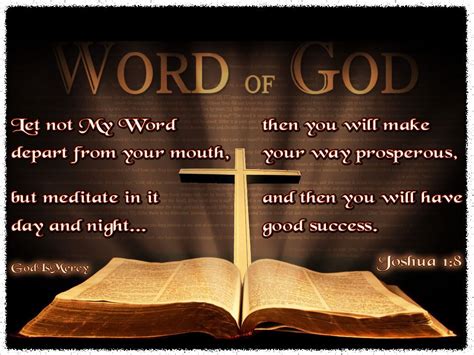 Joshua 1 - Meditate on the Word - The Bible