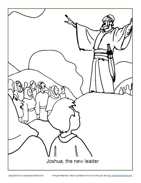 Joshua Coloring Pages