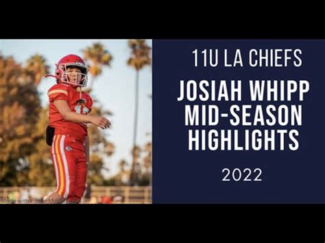 Josiah Whipp 11U QB 2024 - YouTube