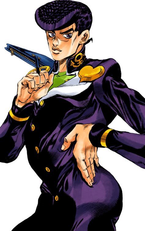 Josuke higashikata age. Jotaro Kujo (空条 承太郎 , Kūjō Jōtarō) is the protagonist of Part 3 and also appears in Parts 4-6. Jotaro is the third and most recurring JoJo of the JoJo's Bizarre Adventure series. Jotaro is a delinquent who lives an ordinary life until the Joestar Family's old enemy, DIO, returns. Jotaro travels to Egypt in order to save his mother and stop the Vampire once and for all. Wielding ... 