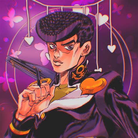 Community. We hope this JoJo's Bizarre Adventure: Part 8 - Josuke Higashikata pfp is exactly what you're looking for! It will work for any website that has profile photos, even if it's a bit larger than the minimum size they require. We curate our pfp collections to fit well with the standard square or circle shape that most sites use, and want .... 