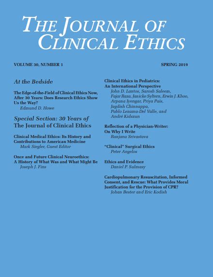 Journal Clinical Ethics