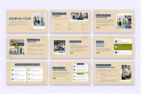 Journal Club Presentation Ppt Template