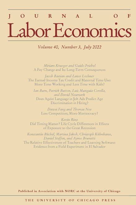 Journal Of Labor Economics