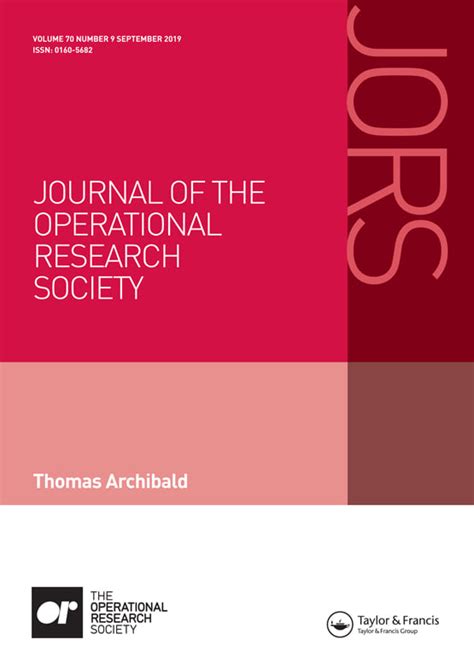 Journal Of The Operational Research Society