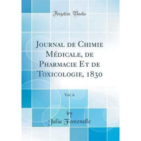 Journal de chimie médicale, de pharmacie et de toxicologie. - De novo à sombra de mestre aquilino.