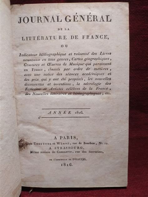 Journal général de la littérature de france. - Decentralization for satisfying basic needs an economic guide for policymakers 1st edition.