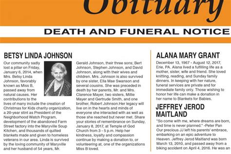 Journal now obits. Things To Know About Journal now obits. 