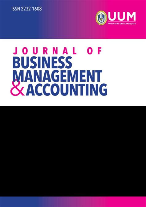 Journal of Business Management and Accounting (JBMA)