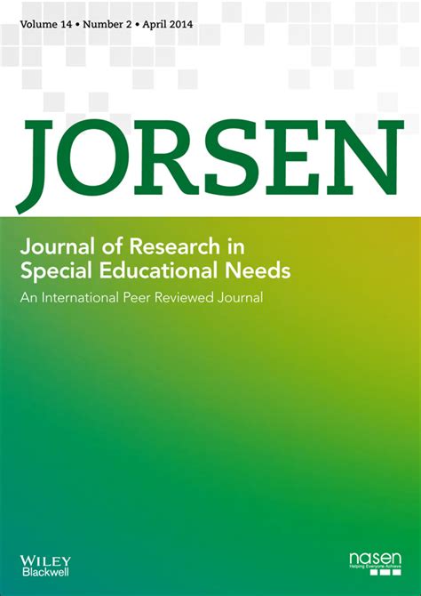 Journal of Research in Special Educational Needs