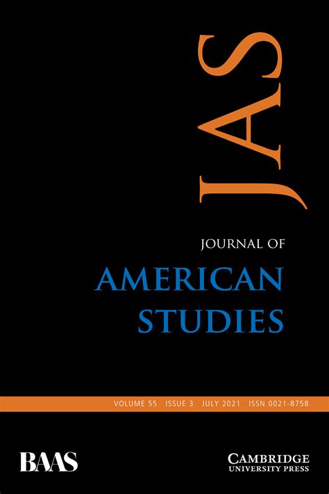 Journal of american studies. Things To Know About Journal of american studies. 