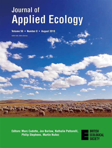 Journal of applied ecology. Things To Know About Journal of applied ecology. 