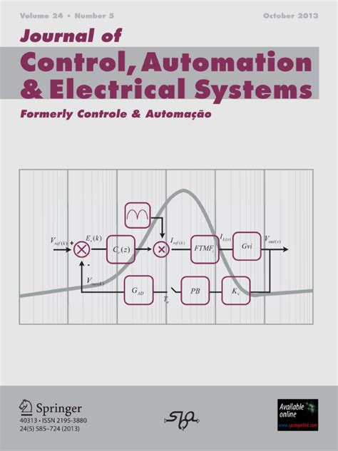 Journal of electrical systems scimago.  The coverage embraces: Power Electron...