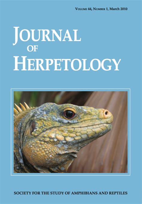 Journal of Herpetology publishes on the biology of