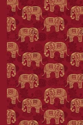 Download Journal Elephant Red 6X9 Diary Notebook By Not A Book