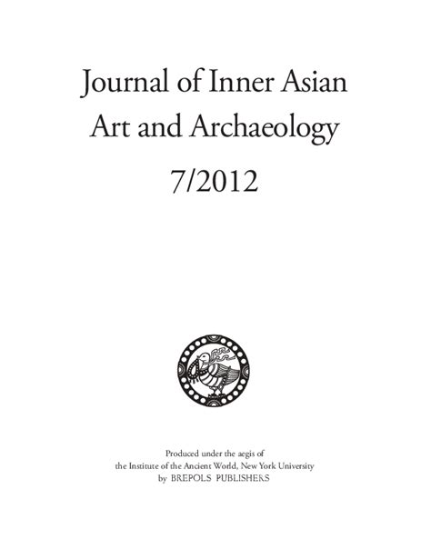 JournalGuide - Journal of Inner Asian Art and Archaeology