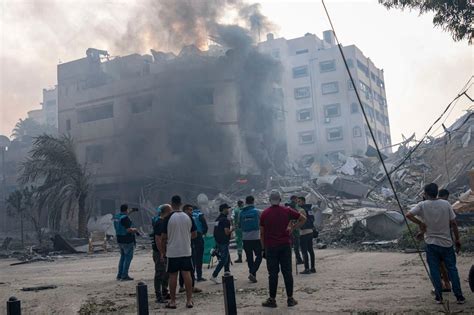 Journalists in Gaza wrestle with issues of survival in addition to getting stories out